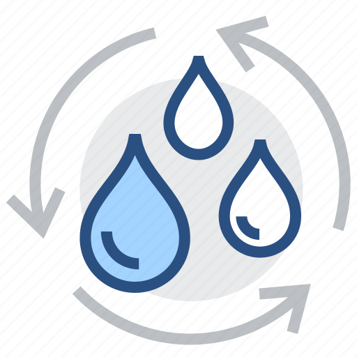 Conversion, drop, fluid, purification, reusable, water, liquid icon - Download on Iconfinder