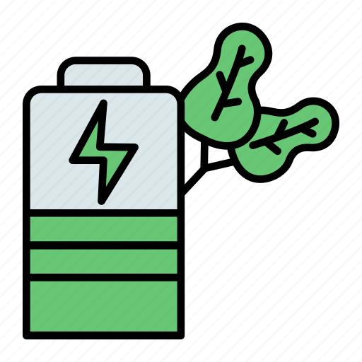 Battery, charge, eco, ecology, energy, environment, green icon - Download on Iconfinder