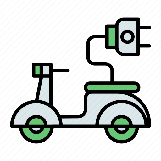 Eco, ecology, electric, energy, environment, green, motorcycle icon - Download on Iconfinder