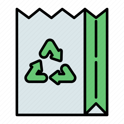 Eco, ecology, environment, green, paperbag icon - Download on Iconfinder