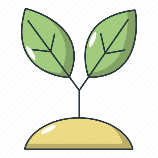 Agriculture, botany, care, cartoon, plant, seedling, sprout icon - Download on Iconfinder