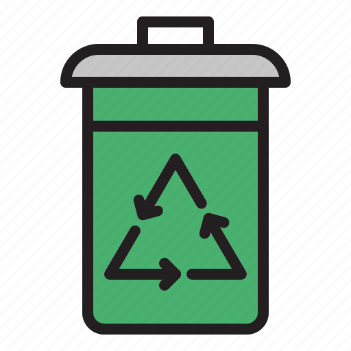 Bin, eco, ecology, green, nature, recyle icon - Download on Iconfinder