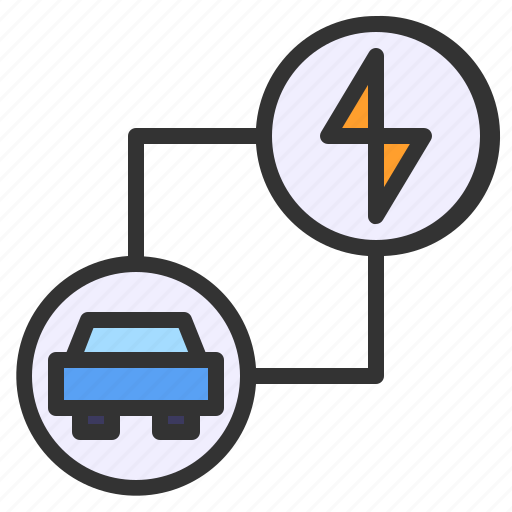Electric, car, fuel, transportation, charging, eco, power icon - Download on Iconfinder