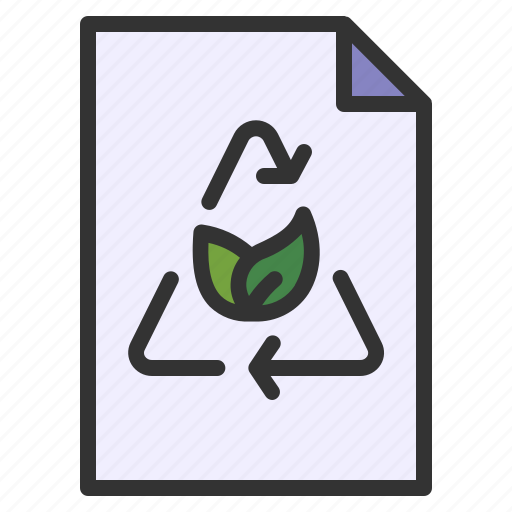 Paper, reuse, recycle, sustainability, ecology, environment icon - Download on Iconfinder