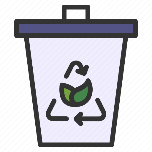 Recycle, bin, recycling, leaf, ecology, environment icon - Download on Iconfinder