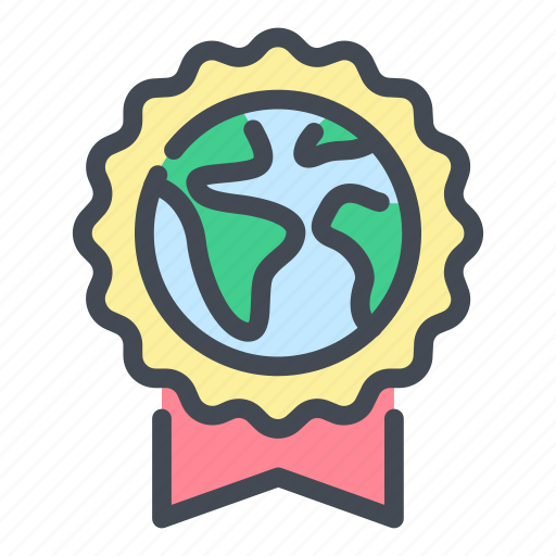 Eco, ecology, nature, save, ribbon, badge, environment icon - Download on Iconfinder
