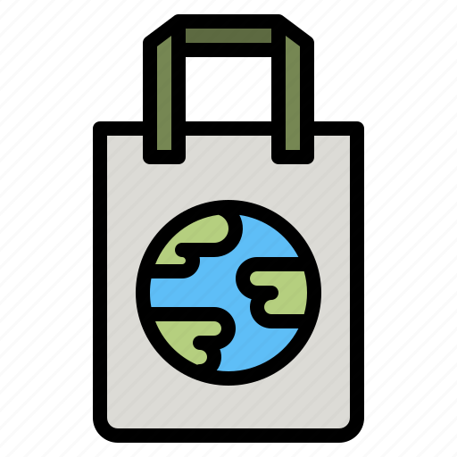 Bag, cloth, earth, world, recycl icon - Download on Iconfinder