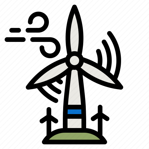 Windmill, mill, eolic, energy, ecological icon - Download on Iconfinder