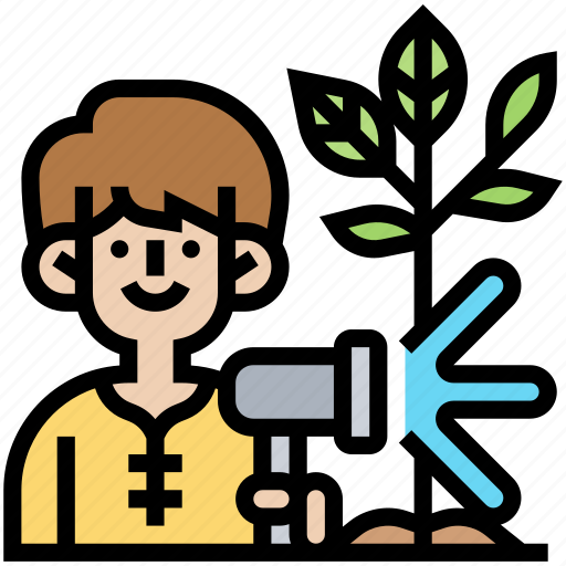 Watering, plant, growing, farming, nature icon - Download on Iconfinder