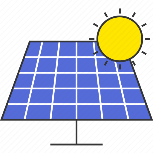 Eco, electricity, power, solar energy, solar panel, sun icon - Download on Iconfinder