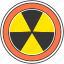 atom, danger, energy, nuclear, radioactive, warning 