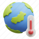global warming, global boiling, climate change, thermometer, earth, ecology, environment 
