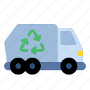 truck, garbage, recycle, vehicle