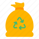 recycle, trash bag, garbage, eco
