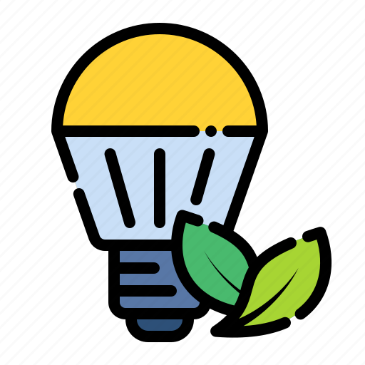 Bulb, lamp, eco, leaf icon - Download on Iconfinder