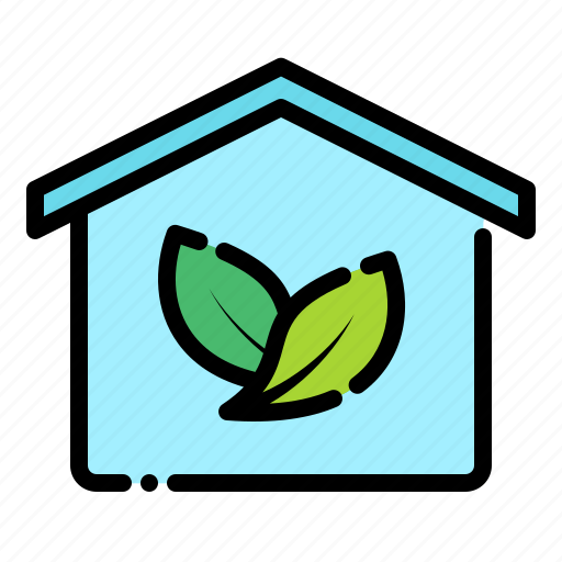 Home, house, leaf, eco icon - Download on Iconfinder
