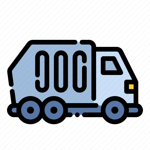 Garbage, truck, vehicle, rubbish icon - Download on Iconfinder