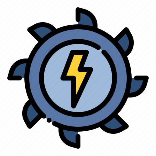 Water, turbine, energy, electricity icon - Download on Iconfinder