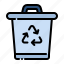trash bin, recycle, garbage, rubbish 