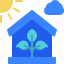 green, house, eco, energy, ecology, plant, power 
