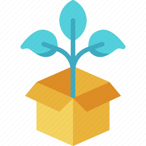 Growth, plant, ecology, recycle, package icon - Download on Iconfinder