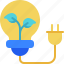 lamp, ecology, leaf, plug, light 