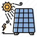 panel, solar, electricity, energy, system, ecology, power, sun, nature, planet, space