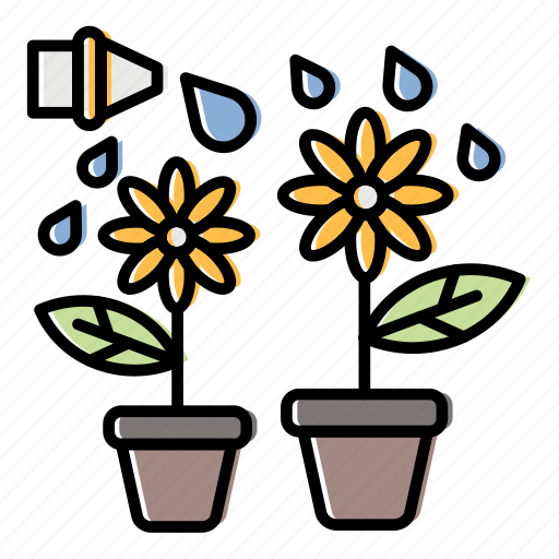 Watering, can, hose, plant, watering can, gardening, farm icon - Download on Iconfinder