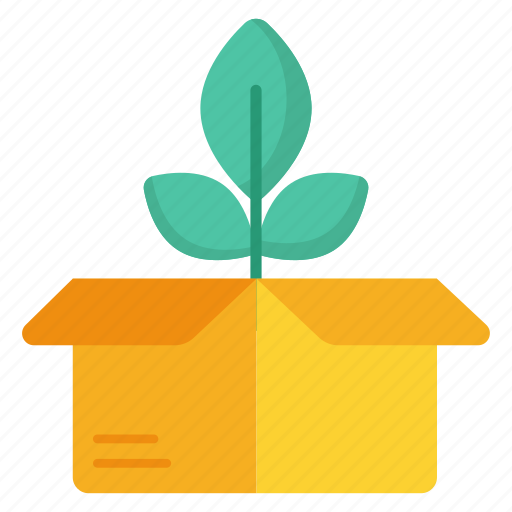 Eco, box, delivery, package, gift, ecology icon - Download on Iconfinder