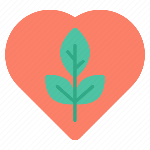 Globe, environment, home, heart, leaf icon - Download on Iconfinder