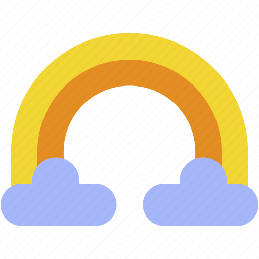 Rainbow, atmospheric, ecology, clouds, star icon - Download on Iconfinder