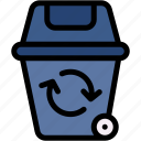 recycle, bin, ecology, and, environment, trash, garbage, waste