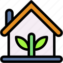 green, house, eco, ecology, and, environment, plant, energy