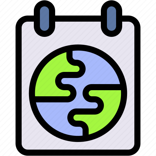 Calendar, mother, earth, day, ecology, and, environment icon - Download on Iconfinder