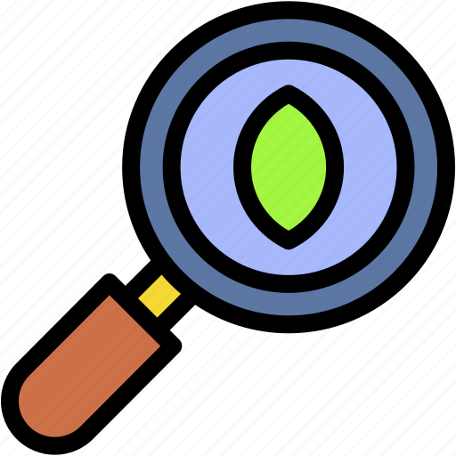Natural, research, ecology, and, environment, magnifying, glass icon - Download on Iconfinder