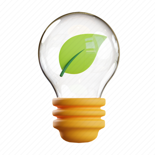 Green, electricity 3D illustration - Download on Iconfinder