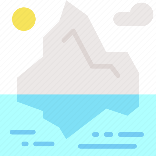Iceberg, glacier, polar, north, pole, ice, nature icon - Download on Iconfinder