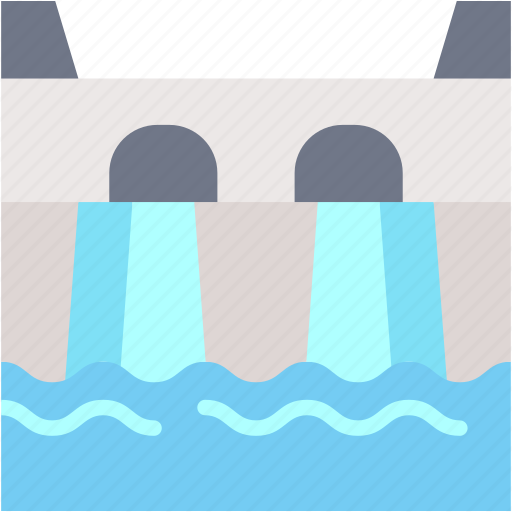 Dam, water, hydro, power, green, energy, ecology icon - Download on Iconfinder
