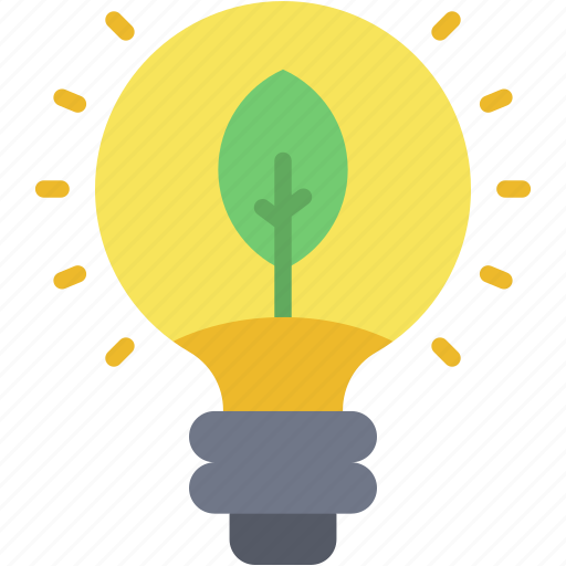 Bulb, sustainability, light, green, energy, power, ecological icon - Download on Iconfinder
