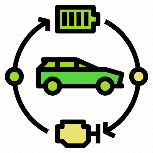 Battery, car, engine, fuel, hybrid, technology icon - Download on Iconfinder