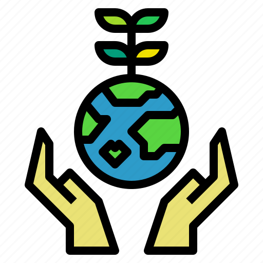 Conservation, earth, eco, environment, hand, save icon - Download on Iconfinder
