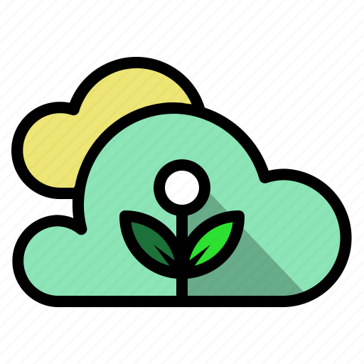Cloud, cloudy, ecology, plant, weather icon - Download on Iconfinder