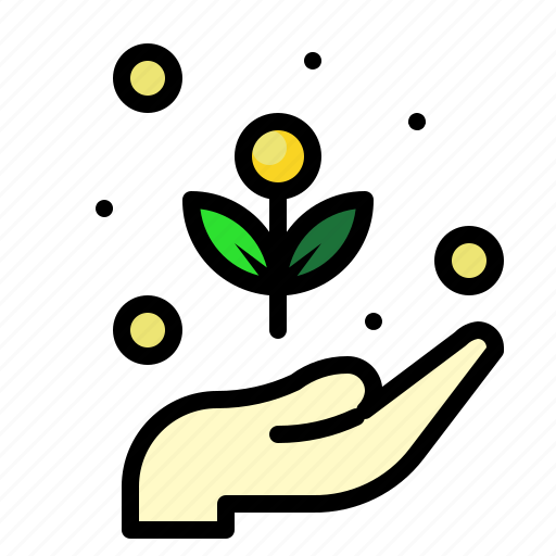 Ecology, growth, hand, plant icon - Download on Iconfinder