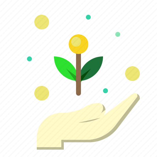 Ecology, growth, hand, plant icon - Download on Iconfinder