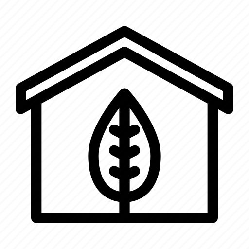 Ecological, ecology, green house, home, house icon - Download on Iconfinder