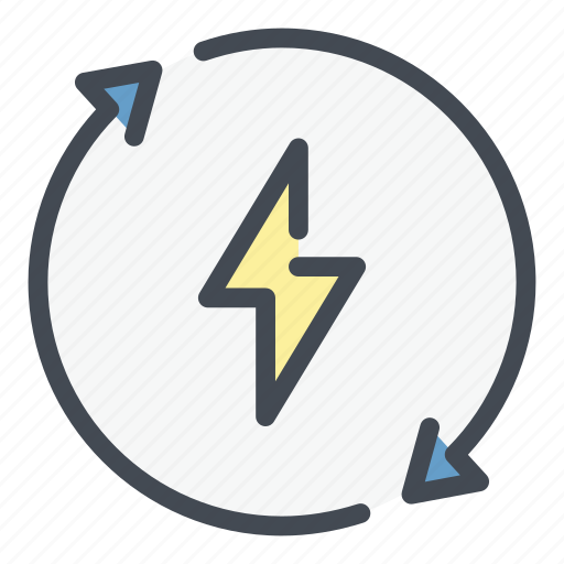 Power, energy, recovery, renewable, ecology, electricity icon - Download on Iconfinder