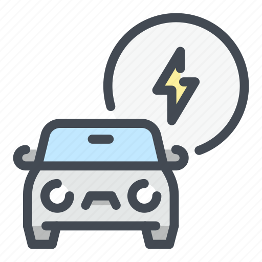 Car, vehicle, electric, power, energy, charge, electricity icon - Download on Iconfinder