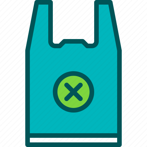 Plastic, bag, banned, environment, disposable icon - Download on Iconfinder