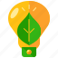 ecology, lightbulb, nature, energy, environment, leaf 