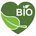 bio, eco, heart, love, nature, plant